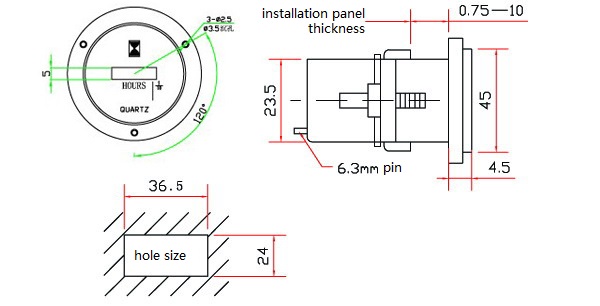 installation panel thickness